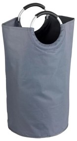 WENKO 3440803100 - Кош за пране JUMBO 38x72 cm антрацит/сребрист/черен