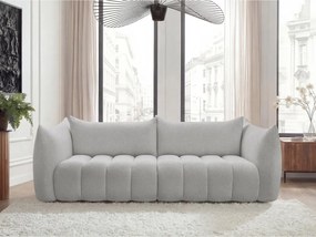 Светлосив диван от прежда с примки от букле 286 cm Azra – Bobochic Paris