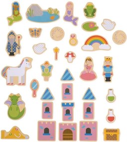 Bigjigs - Дървени магнити - Фантазия