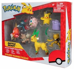 Фигурки на Герои Pokémon Pikachu, Sneasel, Magikarp, Abra, Rockruff, Ditto, Bayleef & Jigglypuff