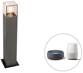 Интелигентна стоеща външна лампа антрацит 50 см с WiFi P45 - Denmark