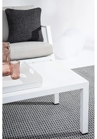 Бял алуминиев градински комплект от за отдих за 4 Harley – Bizzotto