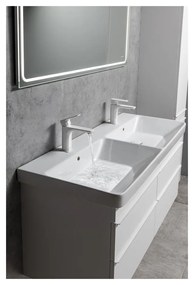 Бяла стояща батерия за мивка Spy – Sapho