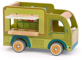 Дървен автомобил La Grande Famille Food Truck - Moulin Roty