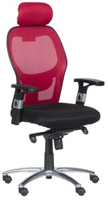 Ергономичен стол Carmen 7520 - черен - червен