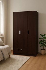 Гардероб с 3 врати Wilson 3DS-Венге