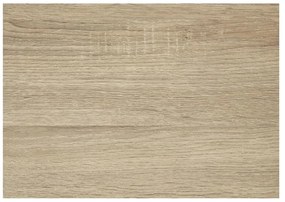 Черна етажерка за книги от дъб сонома 77x185 cm Seaford - Actona