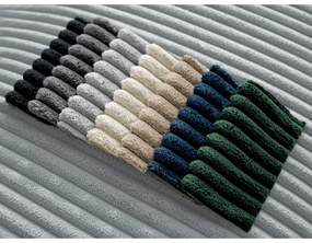 Светлосива табуретка от рипсено кадифе Chelsea – Bobochic Paris