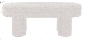 Бежова пейка от букле Fern – Dutchbone