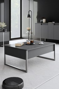 Кафе маса Luxe, цвят Антрацит Сребърен