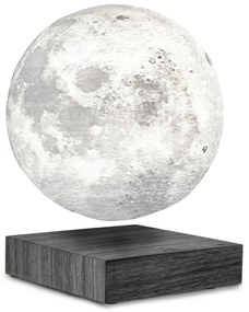 Черна светлинна декорация за контакт ø 12 cm Moon – Gingko