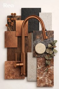 Смесител за кухня Rea Master Brush Copper