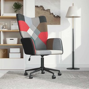328206 vidaXL Релакс стол, пачуърк, плат