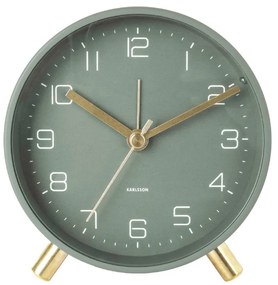 Зелен будилник , ø 11 cm Lofty - Karlsson