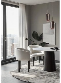 Антрацит LED висящо осветително тяло със стъклен абажур ø 13 cm Fiuggi – Candellux Lighting