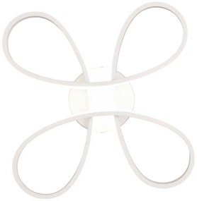 Бяла LED светлина за таван 40x40 cm Fly - Trio