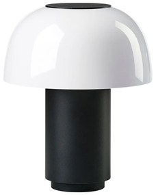 Черна алуминиева LED затъмняваща се настолна лампа (височина 22 cm) Harvest – Zone