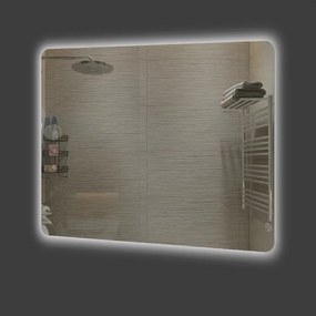 Огледало за баня LED осветление LM Prism Veil 1000×1000мм