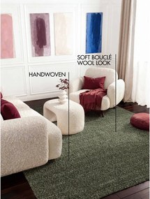 Зелен ръчно изработен килим от букле 160x230 cm Notting Hill Portobello – Ted Baker