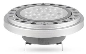 LED Крушка ECOLINE AR111 G53/12W/12V 3000K 30° сребрист - Brilagi