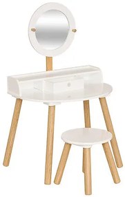 Детска тоалетка atmosphera Nomad, MDF, Бял