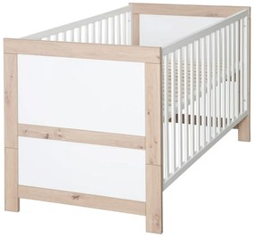 Детско креватче в бял и естествен цвят 70x140 cm Malo – Roba