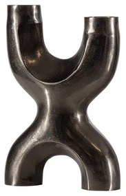 Черен метален свещник X Don - WOOOD