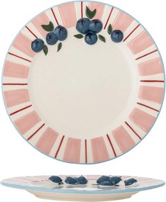 Розови/кремави десертни глинени чинии в комплект 4 бр. ø 20,5 cm Carry – Bloomingville