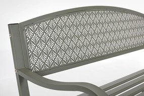 Градинска пейка метална в цвят каки Lizette – Bizzotto