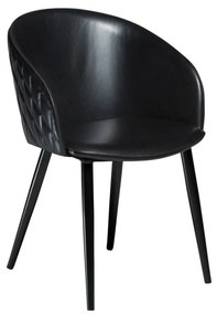 Черен кожен стол Dual - DAN-FORM Denmark