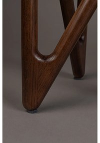 Кръгла странична масичка със стъклен плот ø 40 cm Naia – Dutchbone