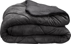 Сет луксозно одеяло и 2 възглавници сив