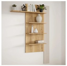 Стенна полица INAR дъб/бежова