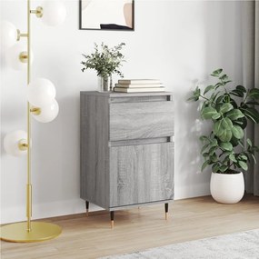 831144 vidaXL Бюфет сив сонома 40x35x70 см инженерно дърво