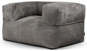 Тъмносив пуф от рипсено кадифе MooG – SLOWDOWN