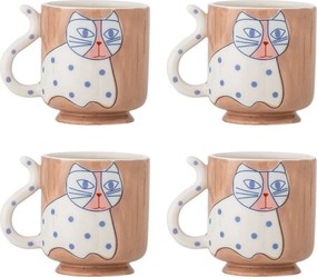 Светлокафяви чаши в комплект 4 бр. Missy – Bloomingville