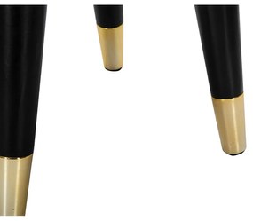 Табуретка от кремаво кадифе Paris - Mauro Ferretti