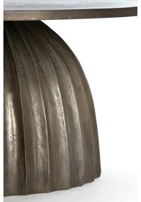 Метална кръгла странична масичка ø 70 cm Veglia – Light &amp; Living