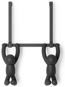 Черна пластмасова закачалка за врата 22 см Buddy - Umbra