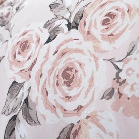 Розово спално бельо с мотив на цветя Роза, 200 x 200 cm Canterbury - Catherine Lansfield