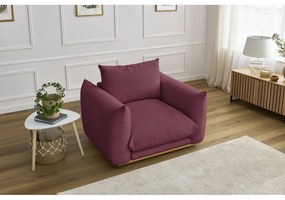 Кресло в цвят бордо Ernest – Bobochic Paris