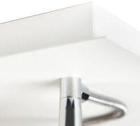 Дизайнерски прожектор бял 4-светлина регулируем - Nox