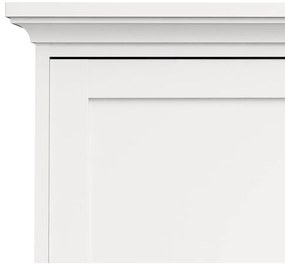 Бял гардероб 139x201 cm Paris – Tvilum