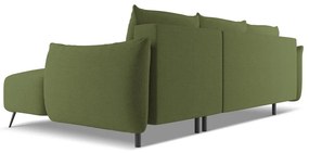 Зелен ъглов диван (десен ъгъл) Malie – Makamii