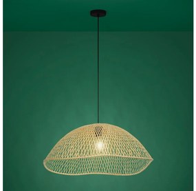 Eglo 390236 - Пендел SAMBUCONA 1xE27/40W/230V Ø 72 см бамбук
