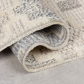 Сиво-бежов килим подходящ за пране 194x290 cm Graysen – Flair Rugs