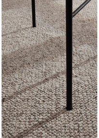 Сиво-кремава пътека подходяща за пране 80x240 cm Rocco Dark Cream – Elle Decoration