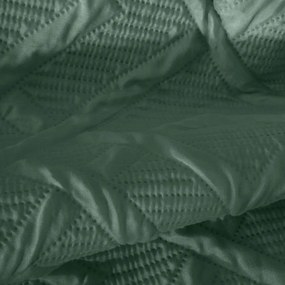 Модерно покривало за легло с модел в зелено Ширина: 220 см Дължина: 240см
