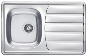 ALVEUS 1098938 - Кухненска мивка ZOOM 79x50 см сатен, за горен монтаж