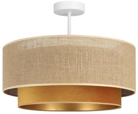 Плафонен полилей SARTA 1xE27/60W/230V медна/юта